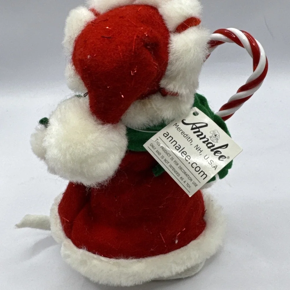 Annalee Christmas Peppermint Twist Mouse New Old‎ Stock 2008